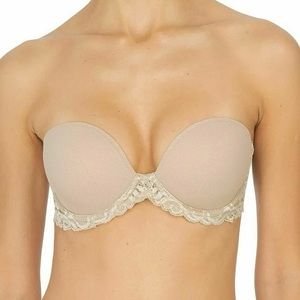 Natori Feathers Underwire Plunge Strapless Bra - 36C